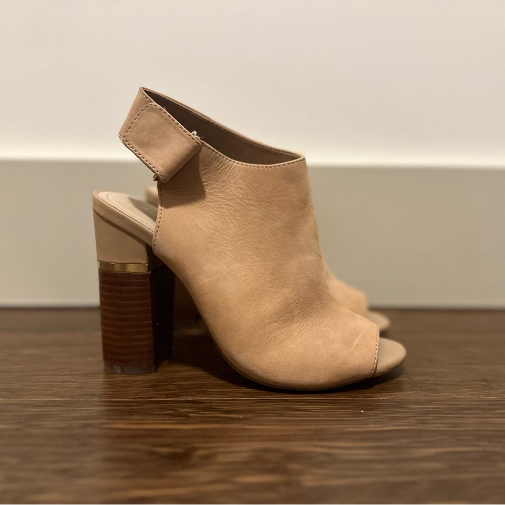 Aldo open toe ankle boots